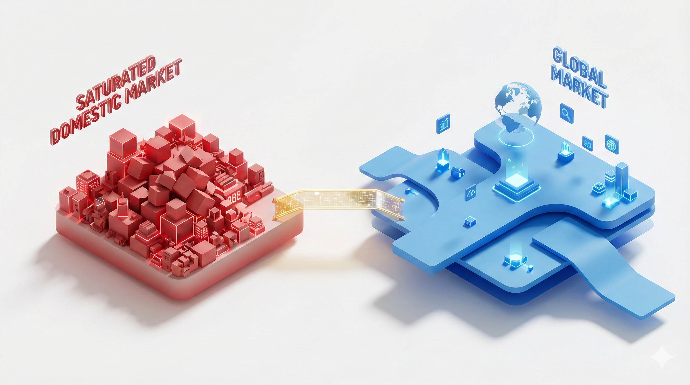 *포화된 국내 내수 시장과 글로컬 마케팅을 통한 성공적 미국 진출 비교