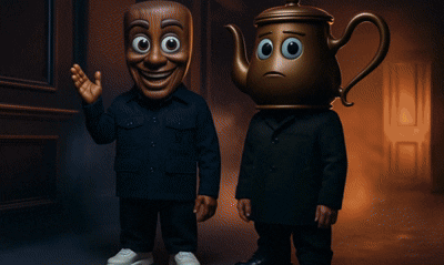 기괴하고 불쾌한 골짜기 느낌을 주는 AI 생성 캐릭터 영상 예시. 퀄리티가 낮은 AI 슬롭 콘텐츠의 전형적인 모습