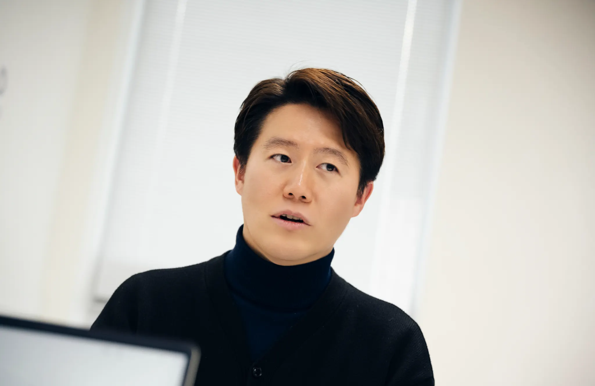 인터뷰 중인 이현재 대표 ⓒ아임웹