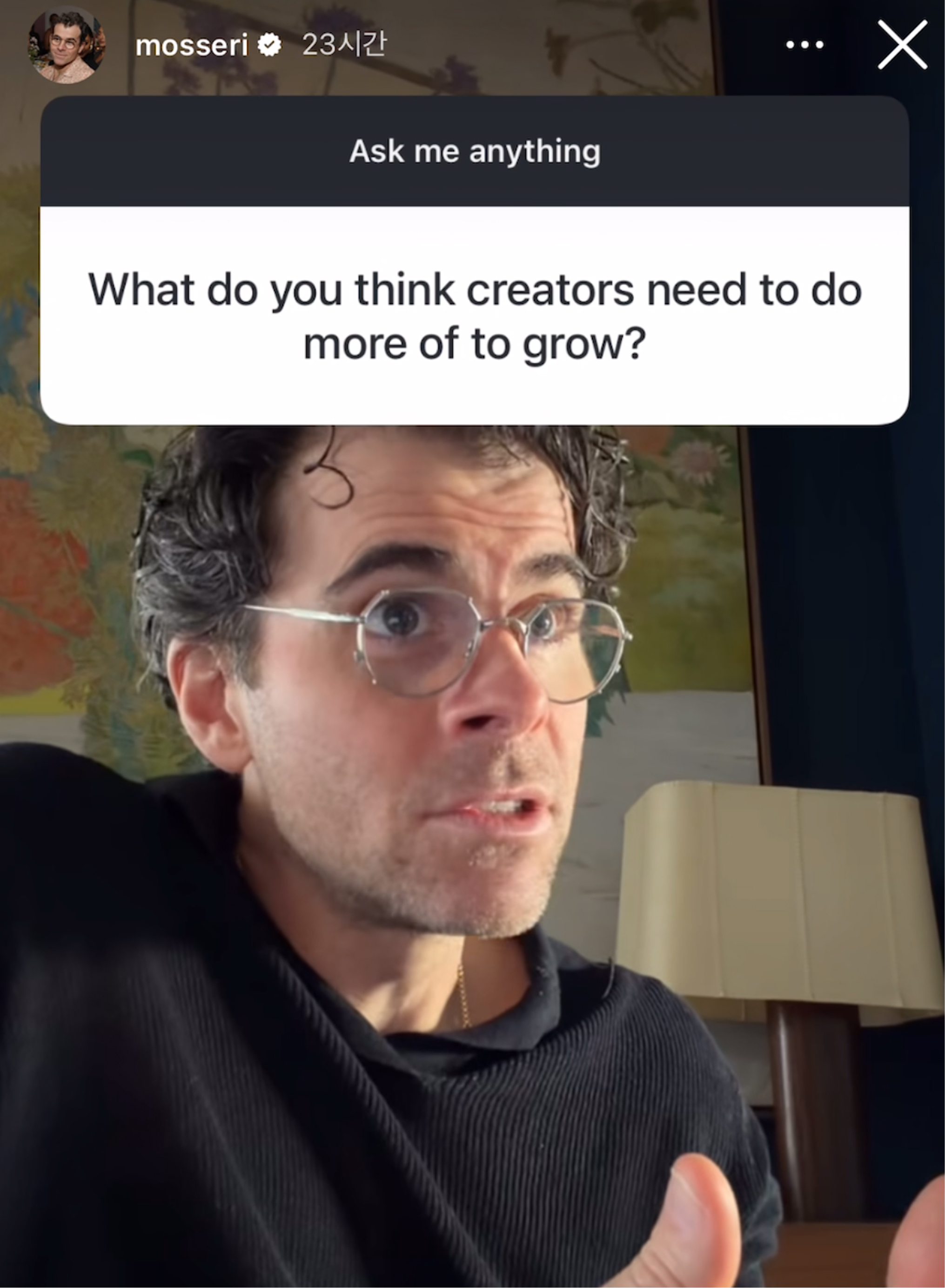 Adam Mosseri Official Instagram (@mosseri)