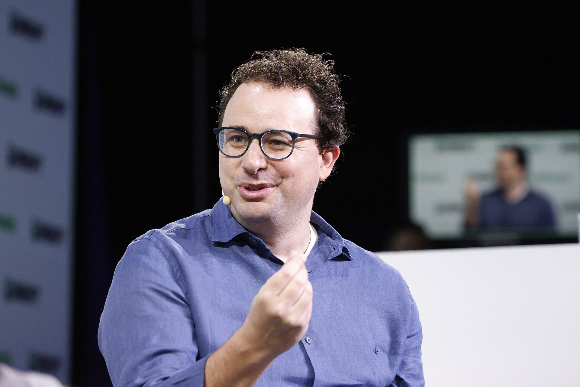 2023년 TechCrunch Disrupt에 참석한 다리오 아모데이