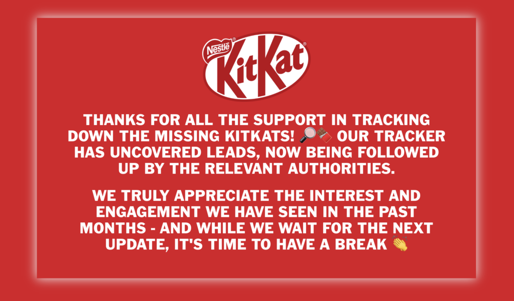 도둑맞은 초콜릿이 상을 받기까지 — 해로운 것을 이롭게 쓰는 지혜 6 KitKat tracker