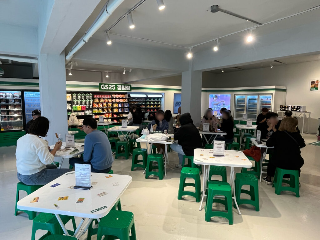 짐빔 편식당 팝업 실내 식음존
