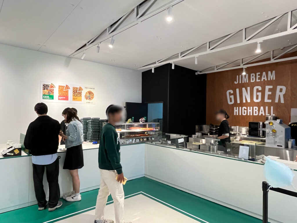짐빔 편식당 팝업 금성피자