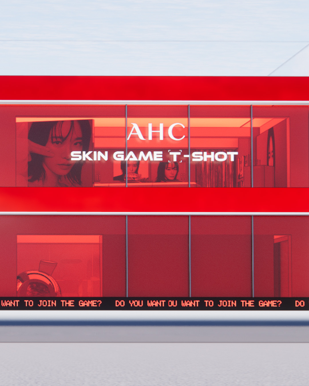 2월 성수동 팝업스토어 : AHC T-SHOT 팝업 포스터