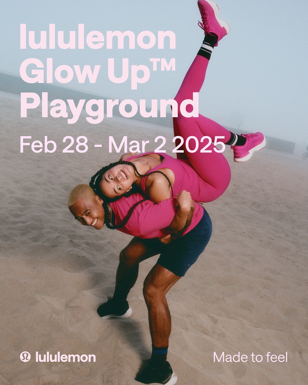 3월 성수동 팝업스토어 : 룰루레몬 포스터